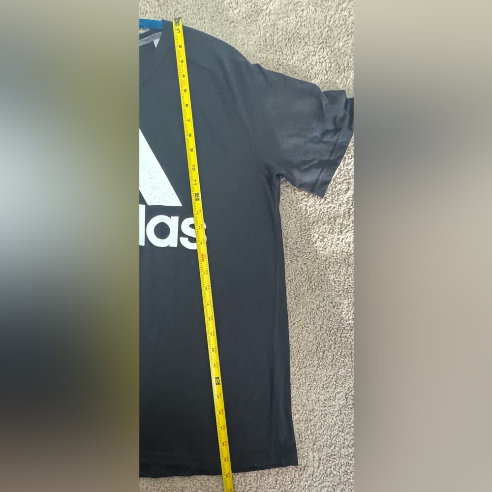 Vintage Adidas Logo Tee | Black White Graphic | L - Picture 6 of 6